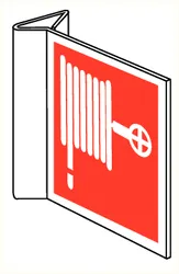 PICTOGRAM HASPEL DWARS in pst 200 x 200 mm somati